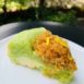 Pandan Swirl slice